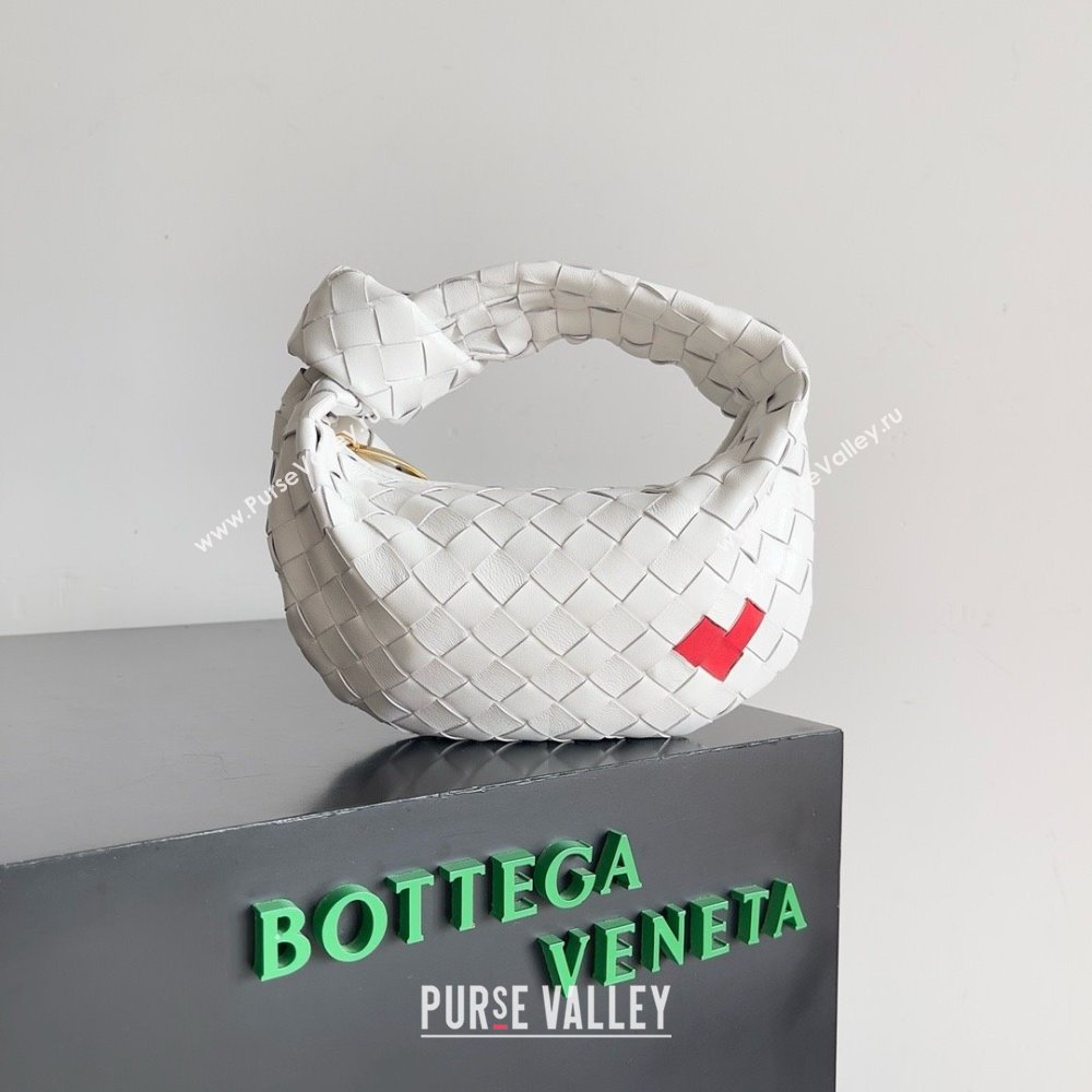 bottega veneta mini jodie bag White / Vernis 2024 (misu-240202-03)