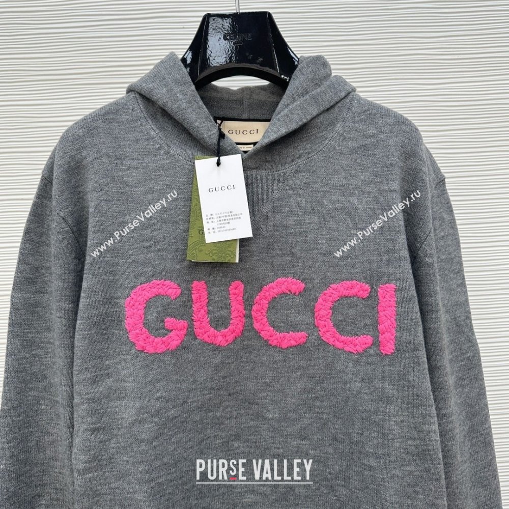 gucci GG wool hoodie gray 2023 (qiqi-231219-04)