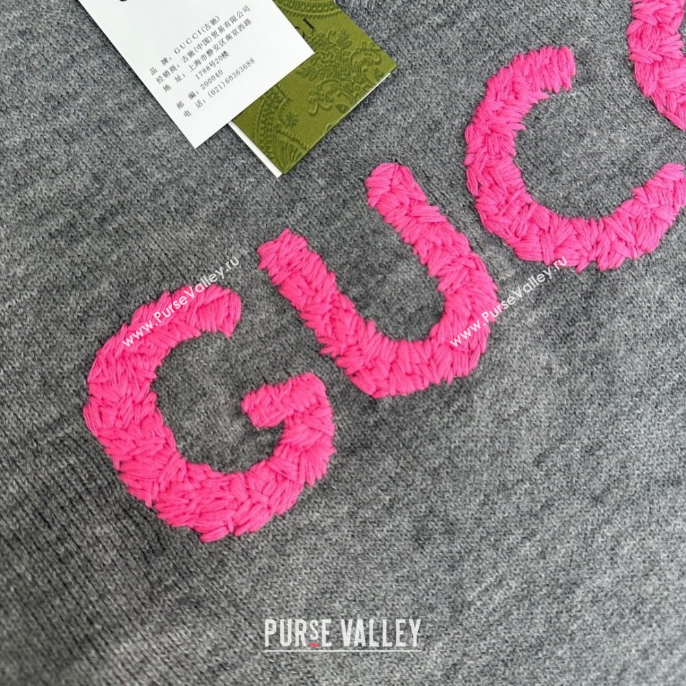 gucci GG wool hoodie gray 2023 (qiqi-231219-04)