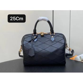 LOUIS VUITTON MALLETAGE LEATHER Speedy Bandoulière 25 M24206 2024 (kiki-240423-02)