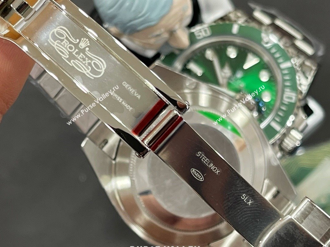 rolex datejust watch 41mm blue/silver (kana-231218-01)