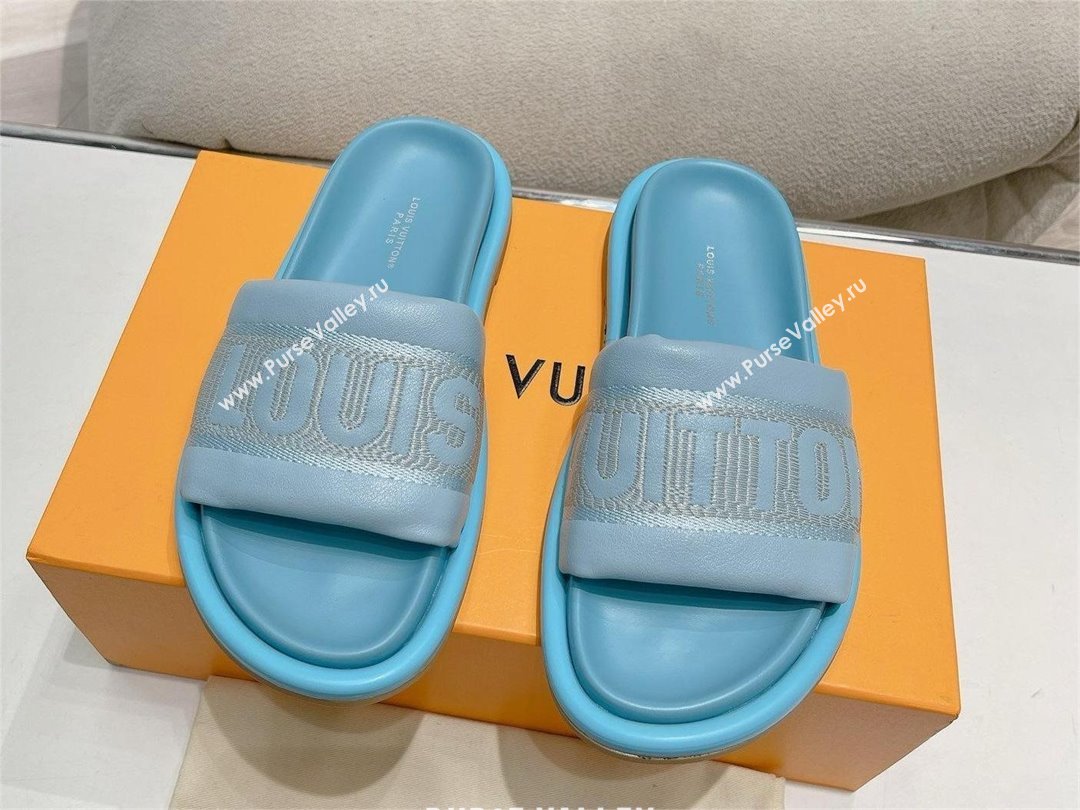 Louis Vuitton LV Bliss Comfort Mule BLUE 2024 (modeng-240423-02)