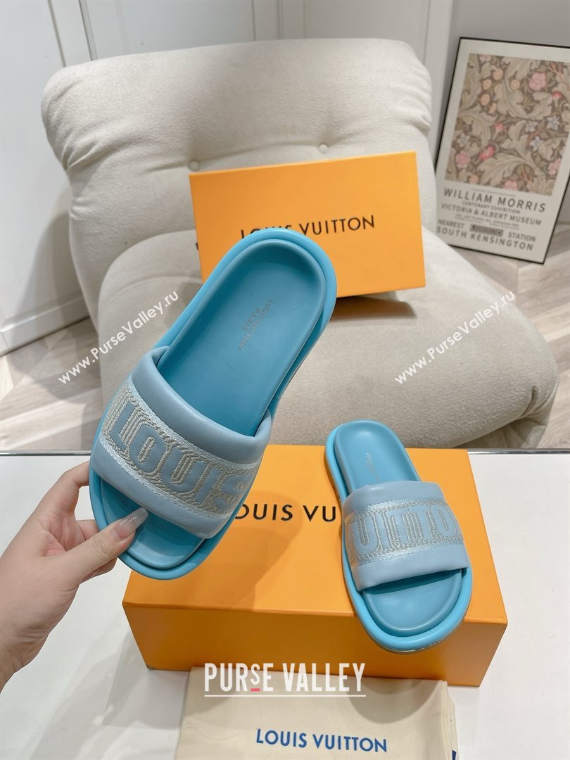 Louis Vuitton LV Bliss Comfort Mule BLUE 2024 (modeng-240423-02)