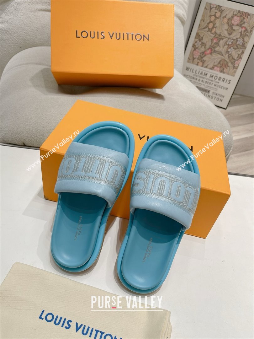 Louis Vuitton LV Bliss Comfort Mule BLUE 2024 (modeng-240423-02)