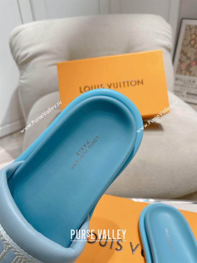 Louis Vuitton LV Bliss Comfort Mule BLUE 2024 (modeng-240423-02)