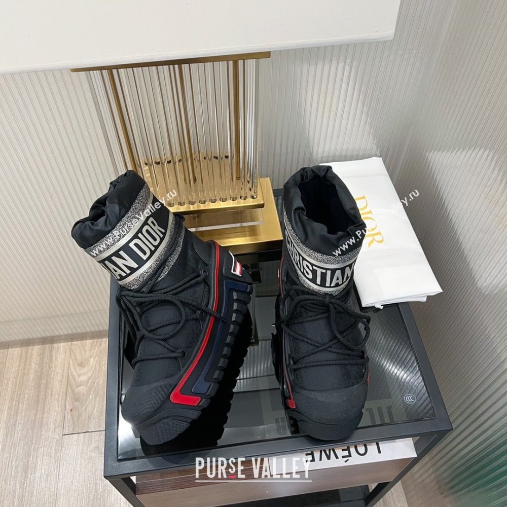 dior DiorAlps black Snow Ankle Boot 2023 (diliya-231012-02)