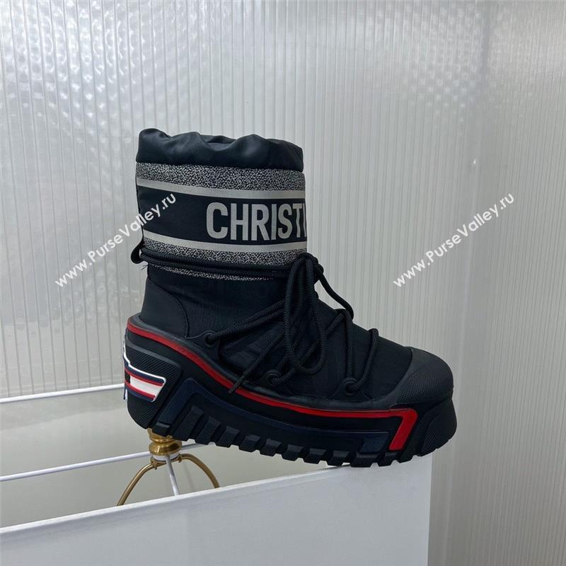 dior DiorAlps black Snow Ankle Boot 2023 (diliya-231012-02)