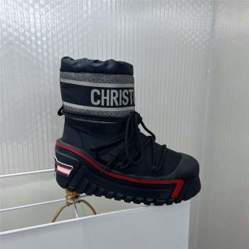 dior DiorAlps black Snow Ankle Boot 2023 (diliya-231012-02)