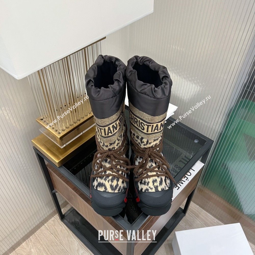 dior DiorAlps leopard Snow Ankle Boot 2023 (diliya-231012-04)