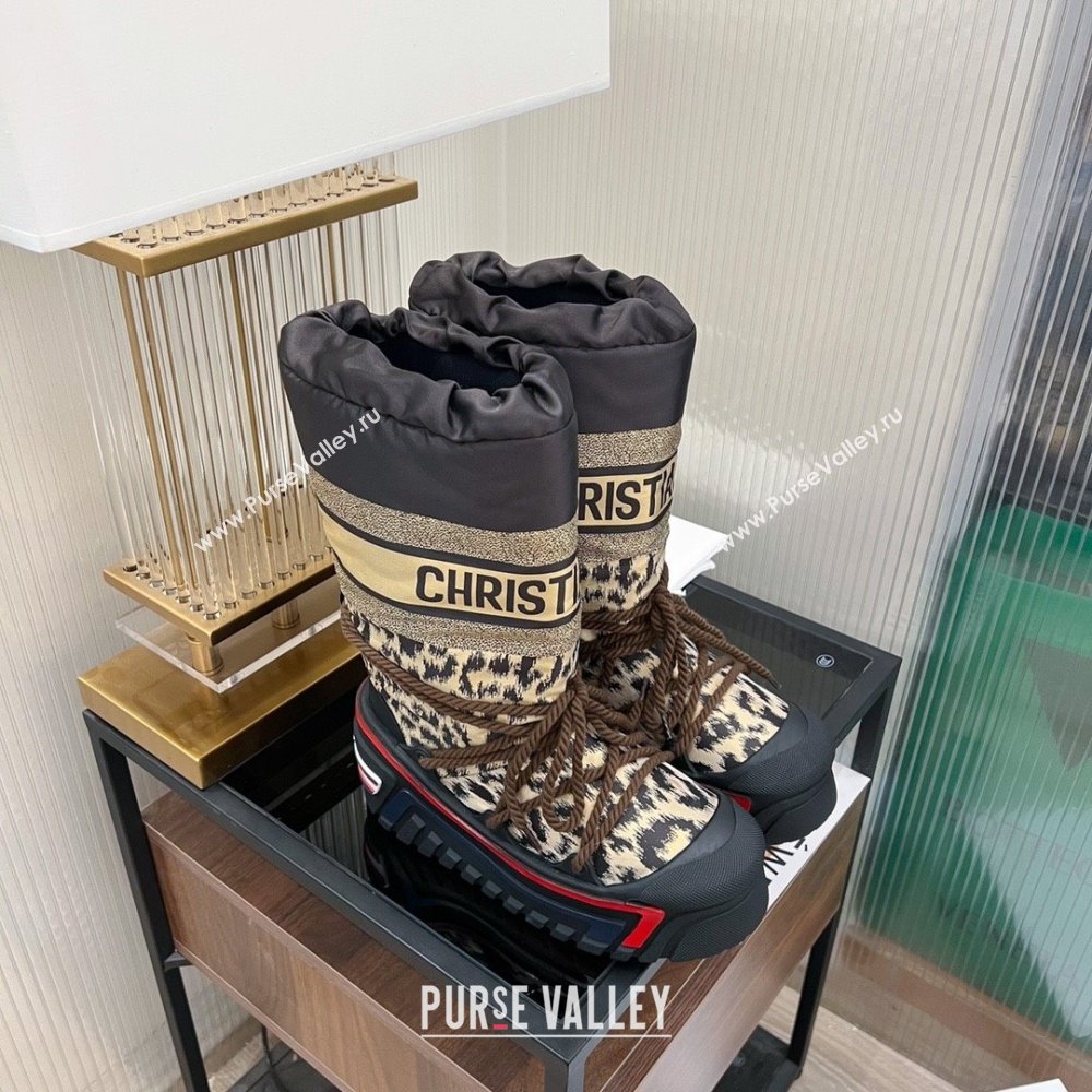 dior DiorAlps leopard Snow Ankle Boot 2023 (diliya-231012-04)