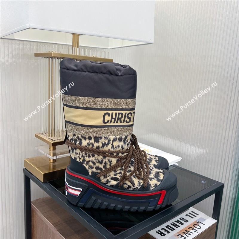 dior DiorAlps leopard Snow Ankle Boot 2023 (diliya-231012-04)