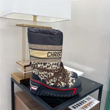 dior DiorAlps leopard Snow Ankle Boot 2023 (diliya-231012-04)