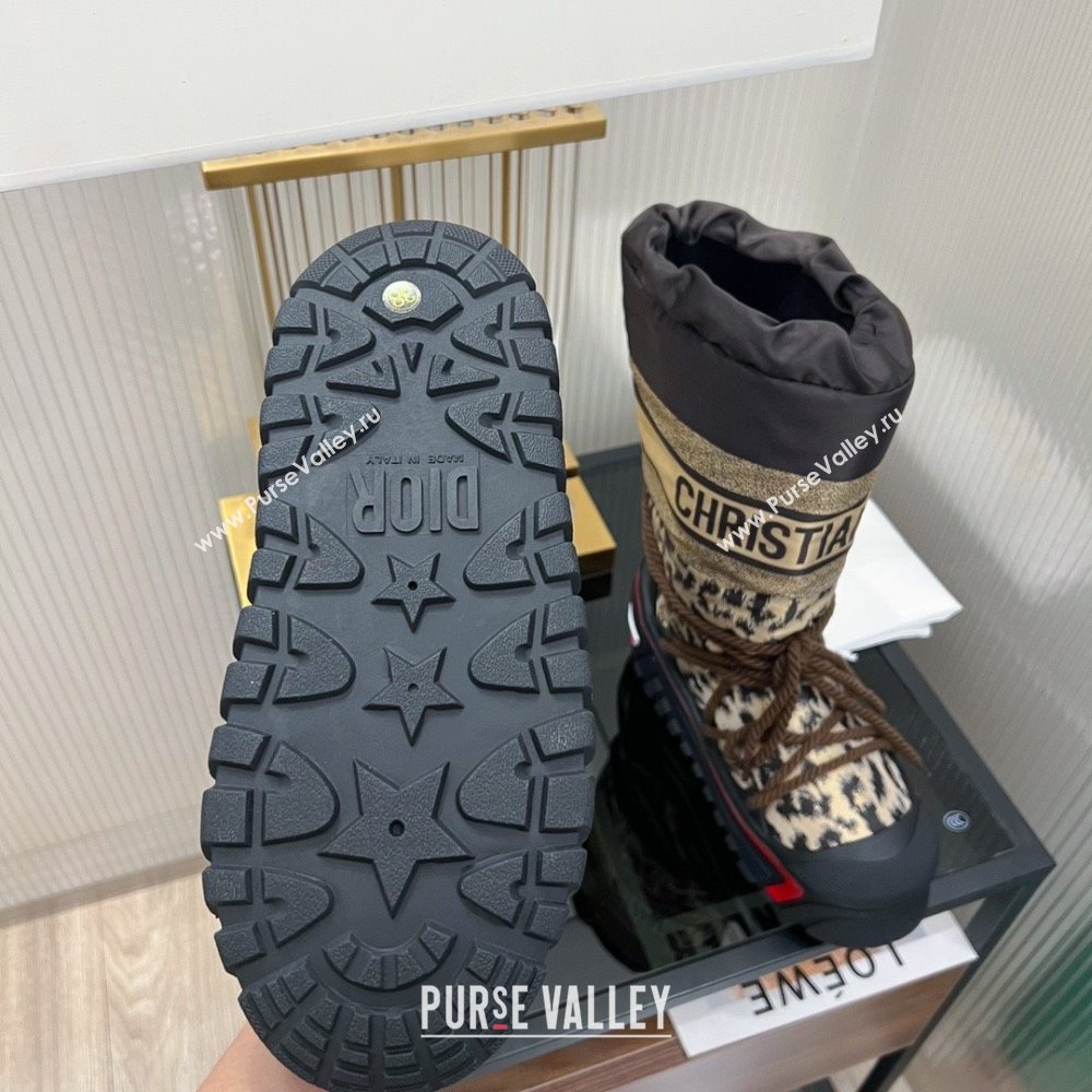dior DiorAlps leopard Snow Ankle Boot 2023 (diliya-231012-04)