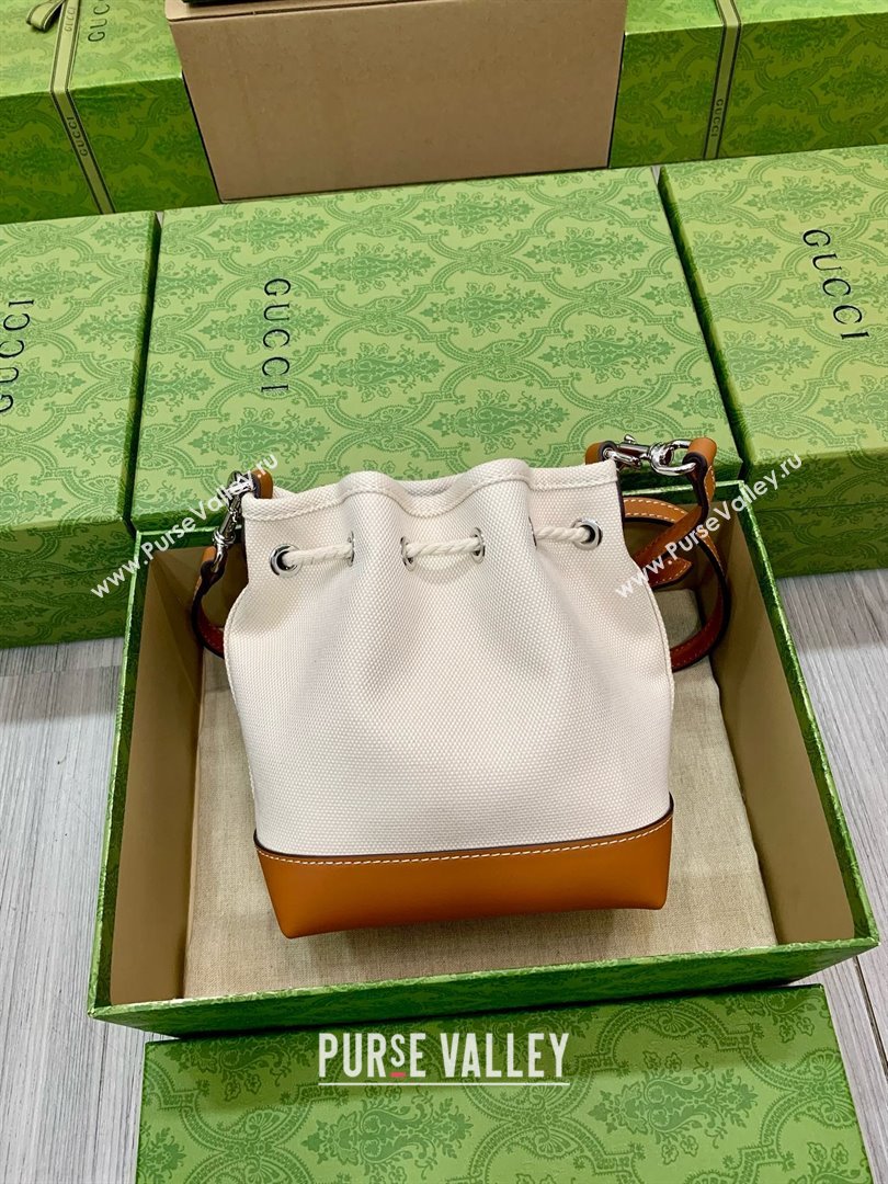 GUCCI Mini shoulder bag with Gucci print 777166 BROWN 2024 (DELIHANG-240423-02)