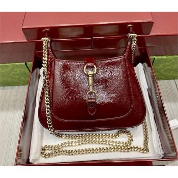 Gucci Jackie Notte mini bag 782889 BURGUNDY 2024 (DELIHANG-240423-06)