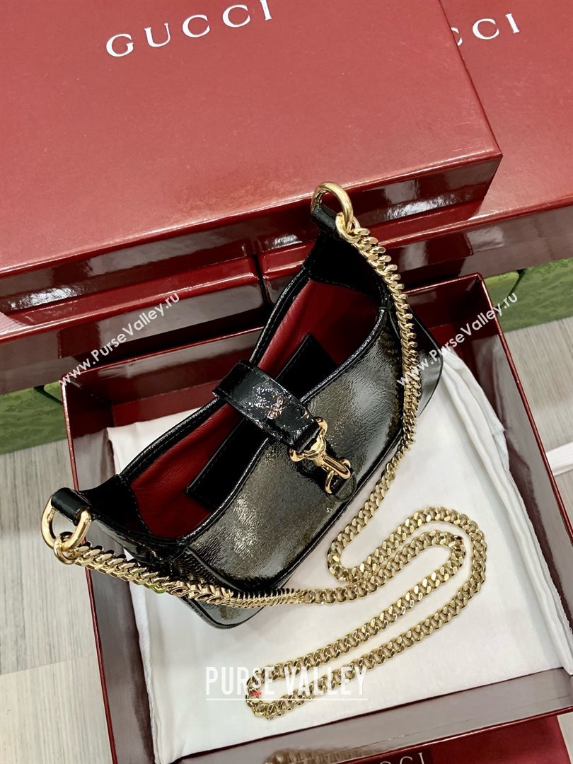 Gucci Jackie Notte mini bag 782889 BLACK 2024 (DELIHANG-240423-09)