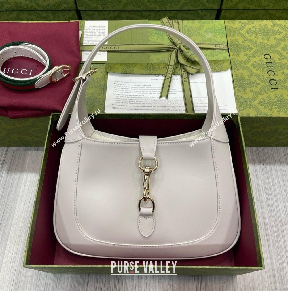 Gucci Jackie small shoulder bag 782849 IN white leather 2024 (DELIHANG-240423-13)