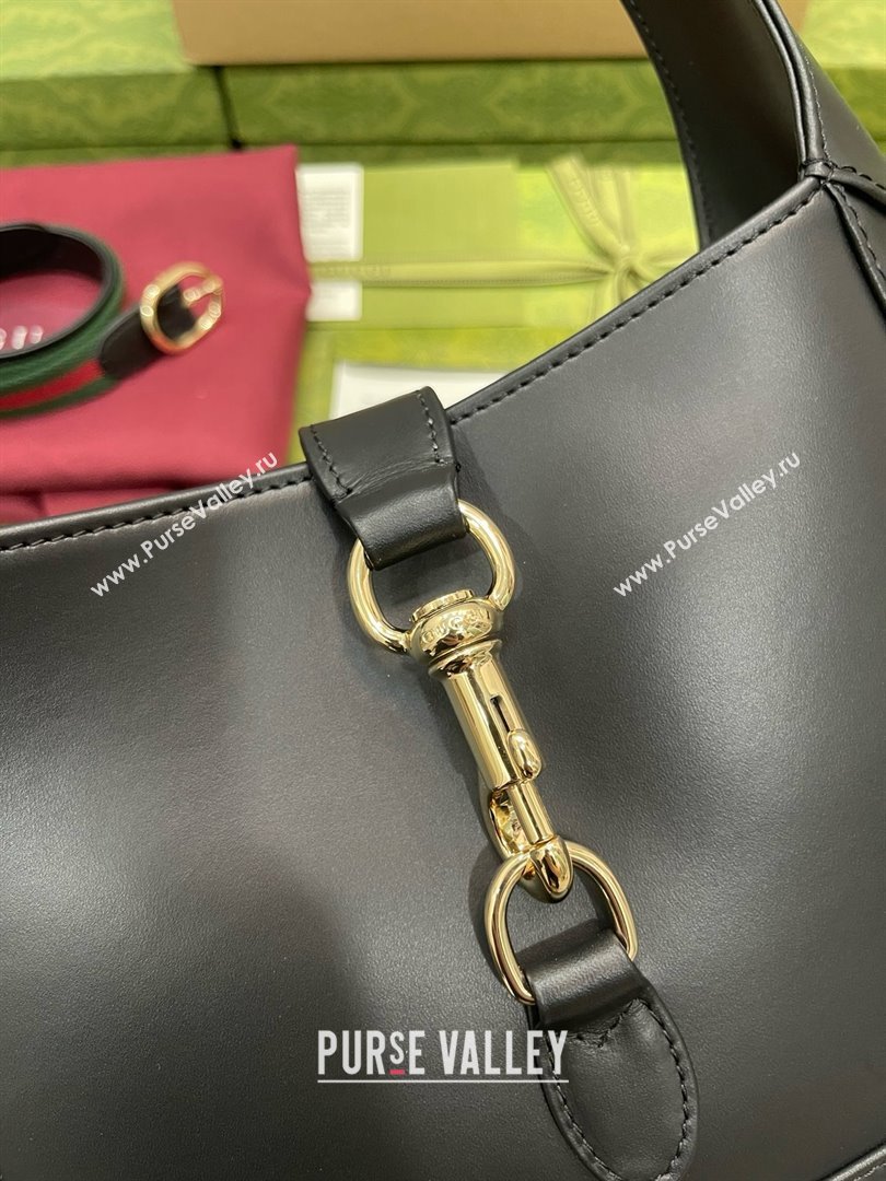 Gucci Jackie small shoulder bag 782849 IN black leather 2024 (DELIHANG-240423-14)