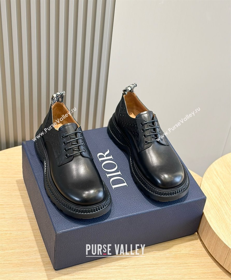 dior Buffalo Derby Shoe BLACK 2023 (SHOUHE-240327-01)