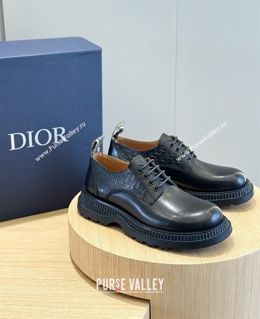 dior Buffalo Derby Shoe BLACK 2023 (SHOUHE-240327-01)