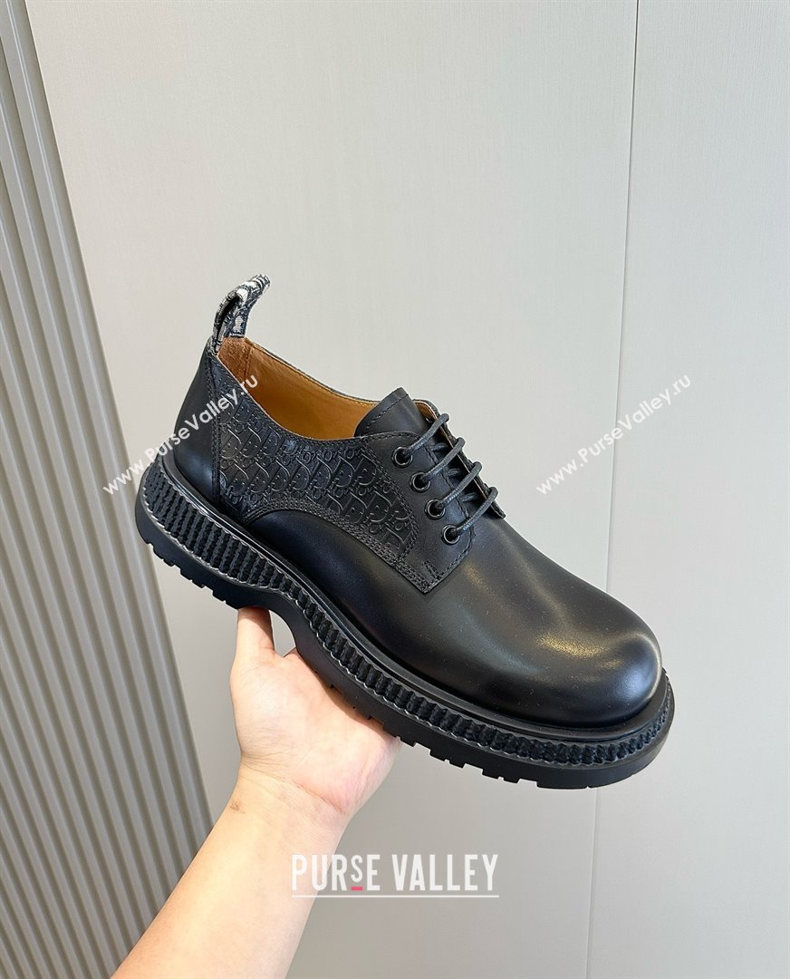 dior Buffalo Derby Shoe BLACK 2023 (SHOUHE-240327-01)