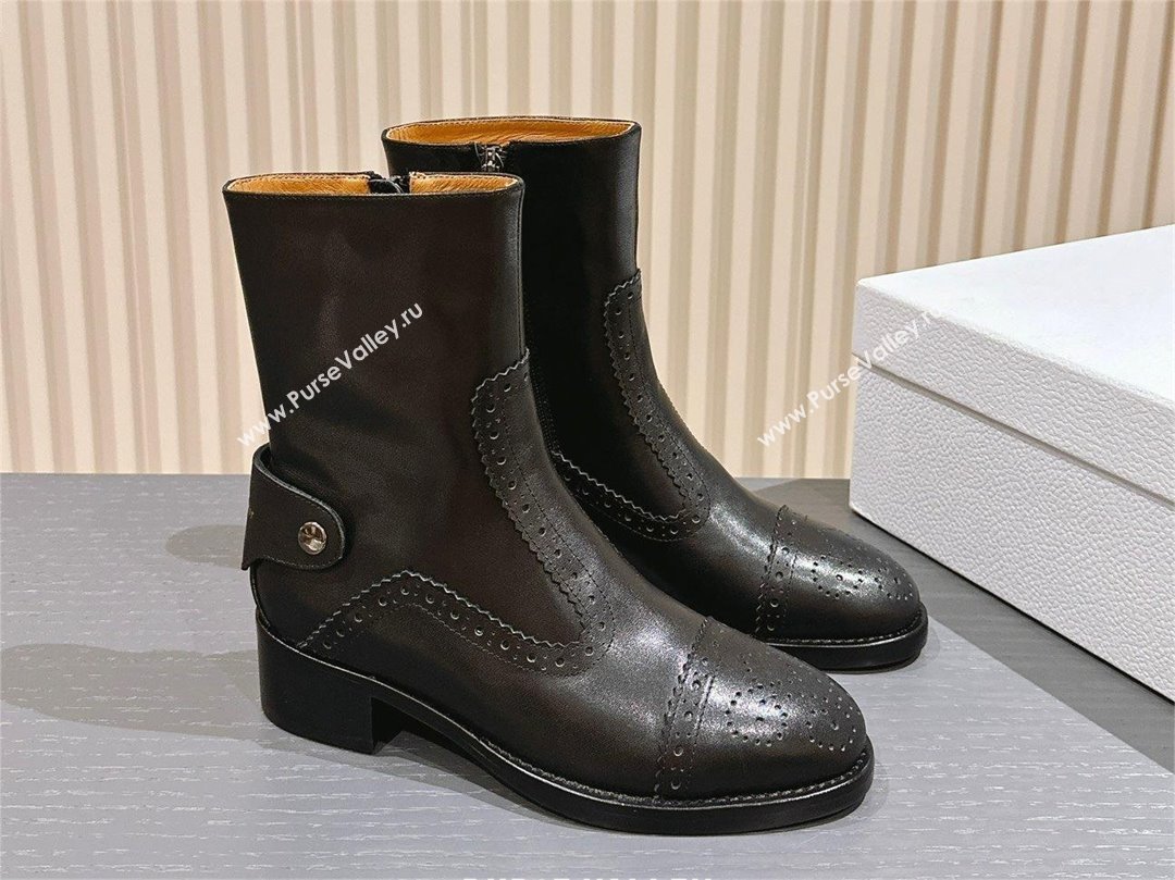 Dior d-folk heeled ankle boot black 2023 (diliya-231219-01)