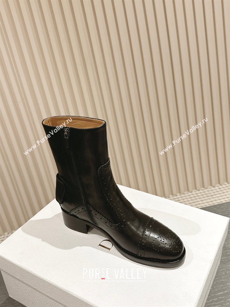 Dior d-folk heeled ankle boot black 2023 (diliya-231219-01)