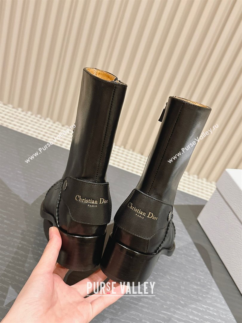 Dior d-folk heeled ankle boot black 2023 (diliya-231219-01)