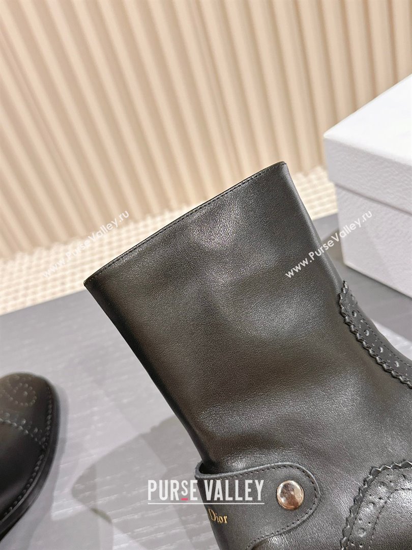 Dior d-folk heeled ankle boot black 2023 (diliya-231219-01)