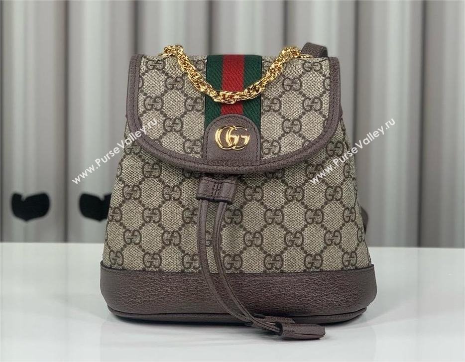 gucci ophidia mini backpack in Beige and ebony GG Supreme canvas 795221 2024 (DELIHANG-240423-17)