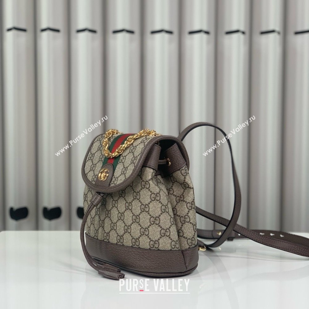 gucci ophidia mini backpack in Beige and ebony GG Supreme canvas 795221 2024 (DELIHANG-240423-17)