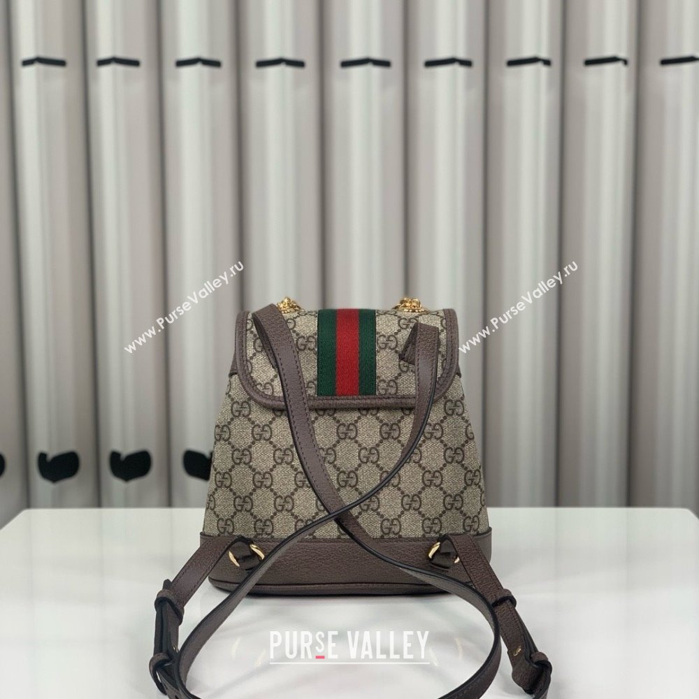 gucci ophidia mini backpack in Beige and ebony GG Supreme canvas 795221 2024 (DELIHANG-240423-17)