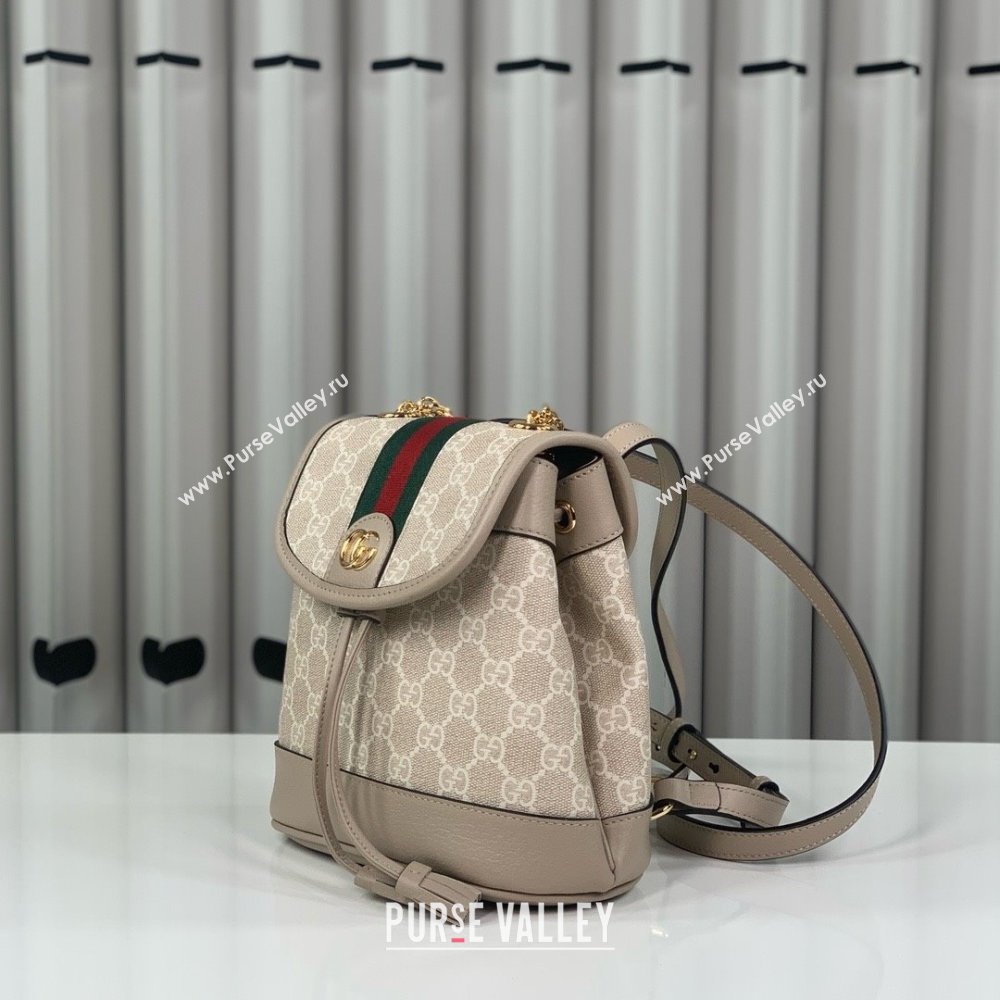 gucci ophidia mini backpack in Beige and white GG Supreme canvas 795221 2024 (DELIHANG-240423-18)