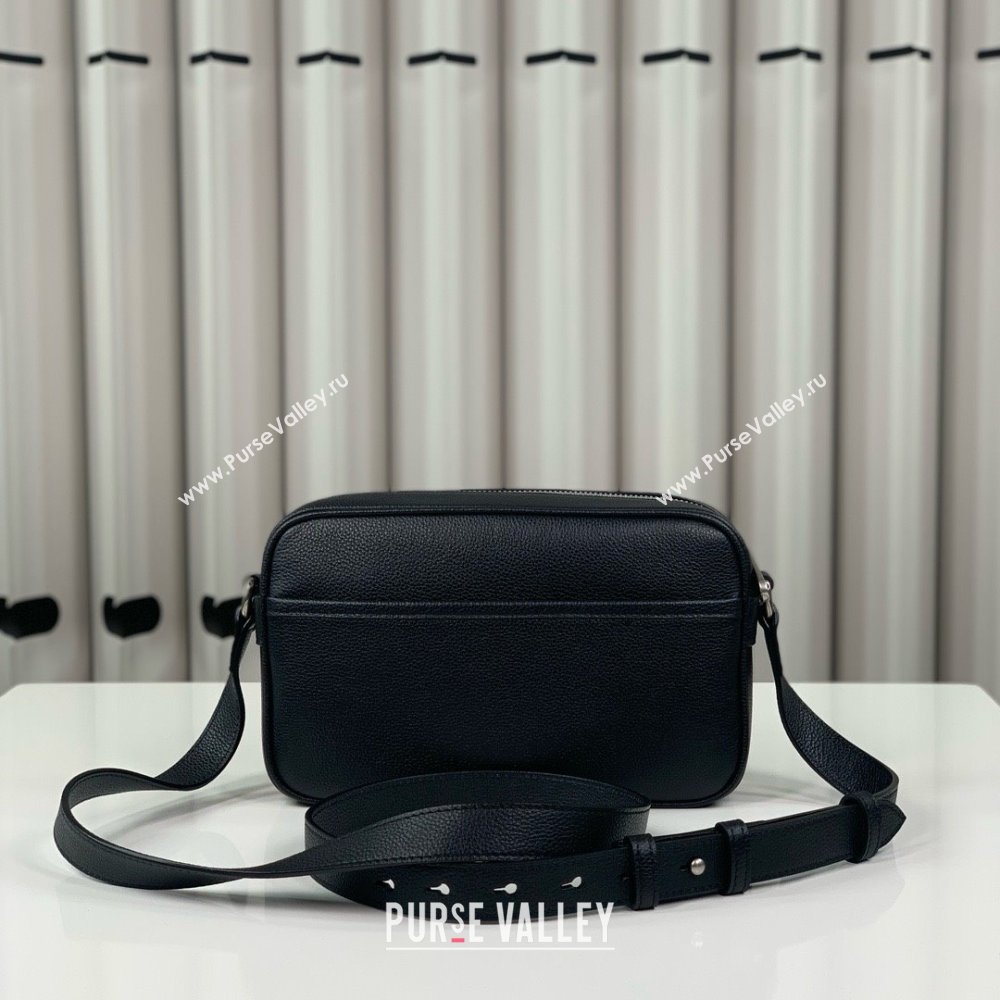 Gucci mini shoulder bag in black leather 768391 2024 (DELIHANG-240423-15)