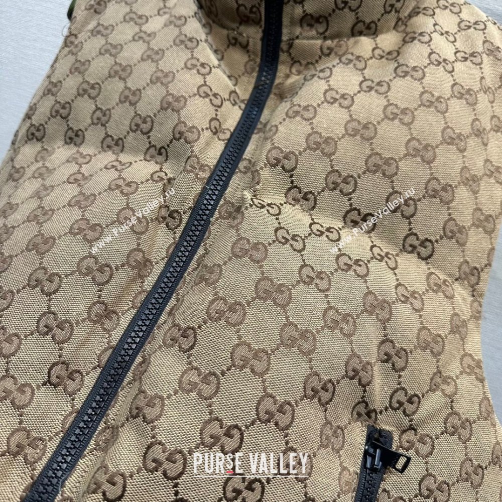 gucci GG canvas padded vest 2023 (qiqi-231221-04)