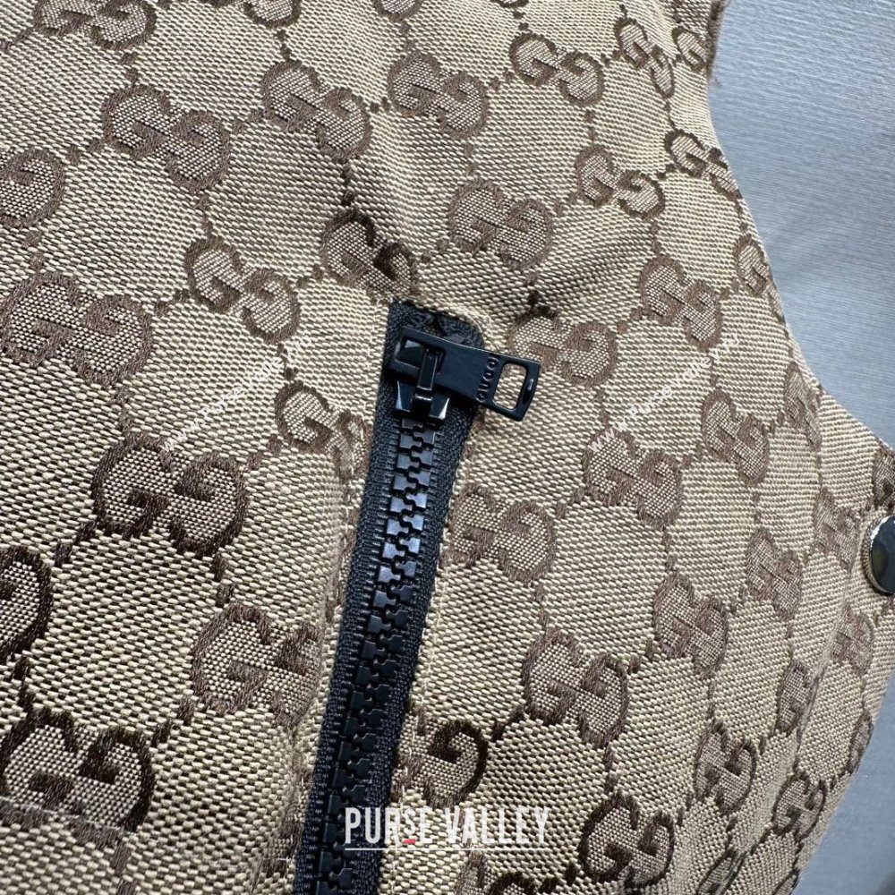 gucci GG canvas padded vest 2023 (qiqi-231221-04)