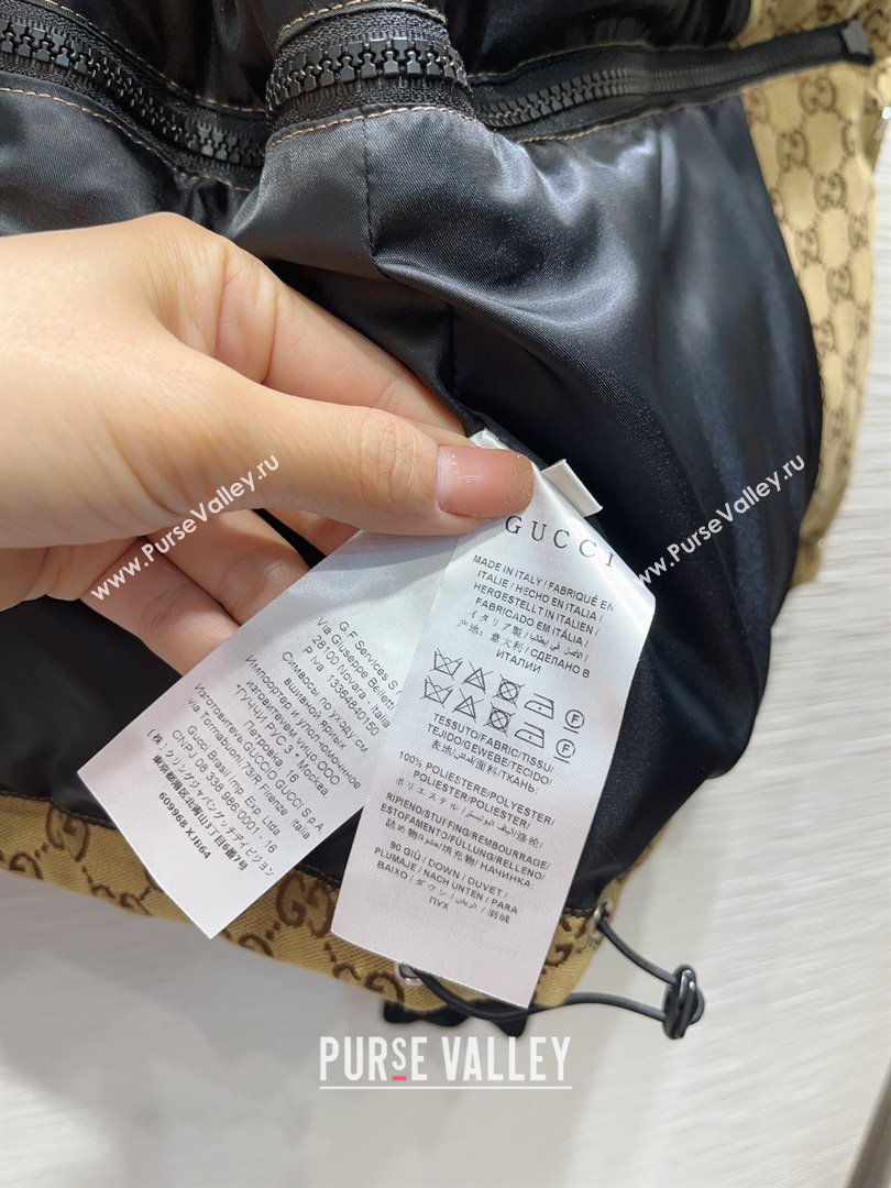 gucci GG canvas bomber jacket 2023 (qiqi-231221-03)