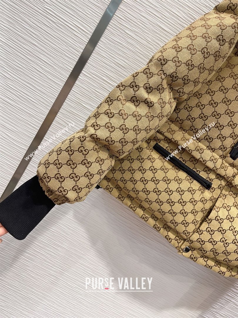 gucci GG canvas bomber jacket 2023 (qiqi-231221-03)