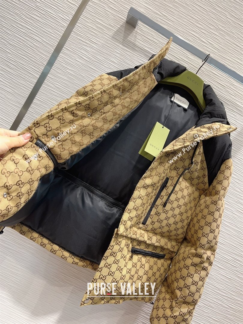 gucci GG canvas bomber jacket 2023 (qiqi-231221-03)