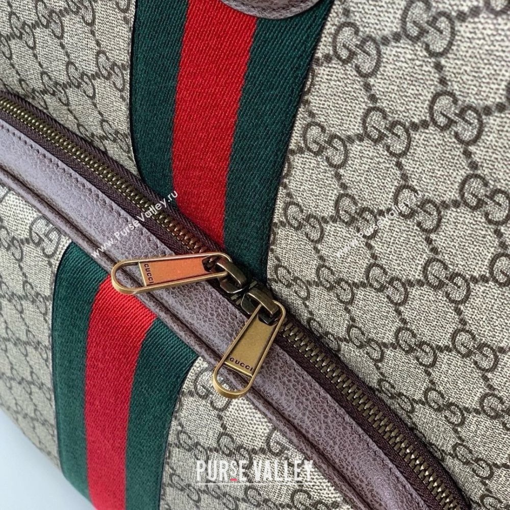GUCCI Ophidia GG backpack IN Beige and ebony GG Supreme canvas 779901 2024 (DELIHANG-240423-19)