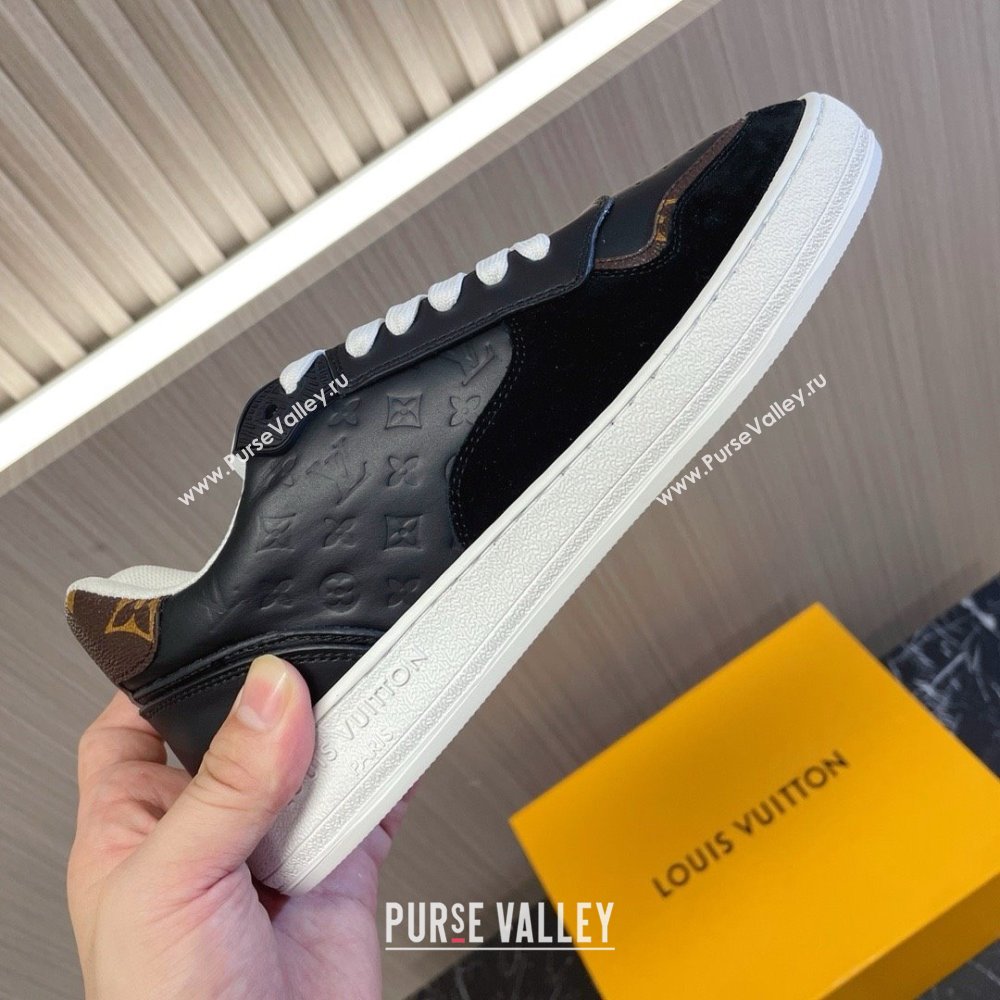 Louis Vuitton LV Stadium Sneaker 1ACUIT black 2024 (danni-240423-02)