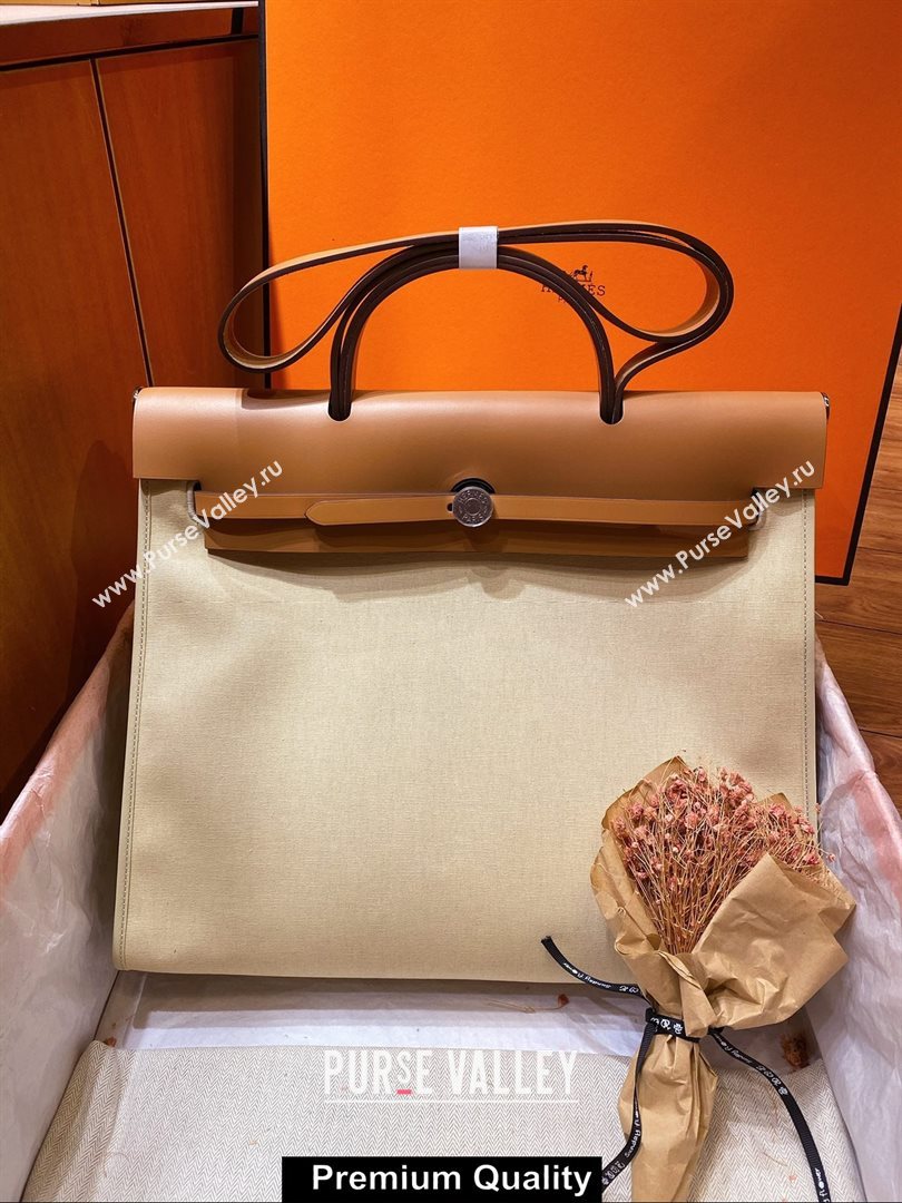 Hermes Herbag Zip 39 Bag in Original Quality Creamy (aiyuan-5137)