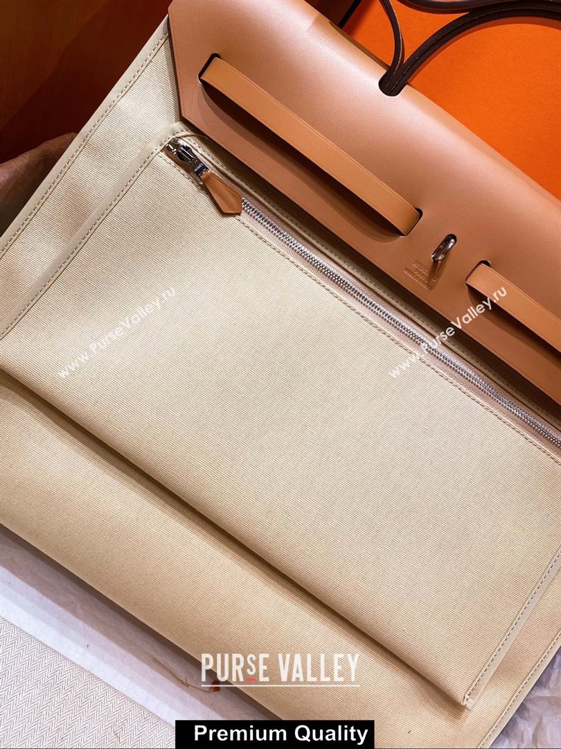 Hermes Herbag Zip 39 Bag in Original Quality Creamy (aiyuan-5137)