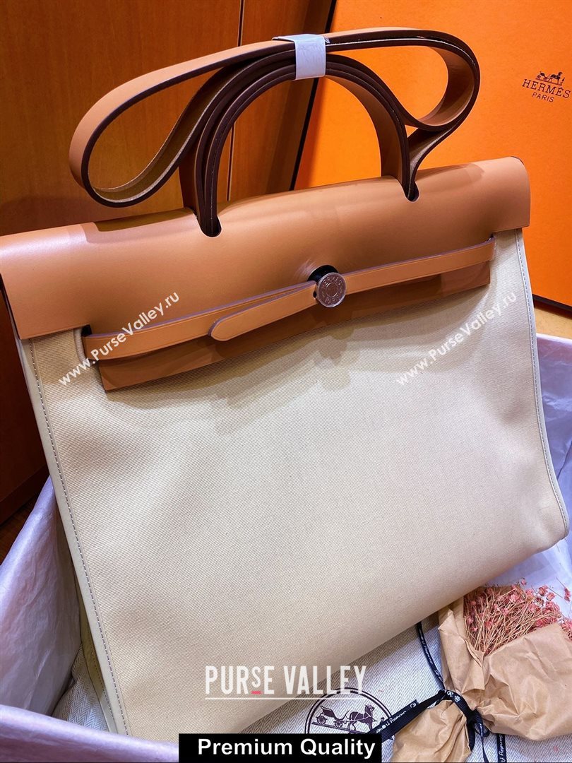 Hermes Herbag Zip 39 Bag in Original Quality Creamy (aiyuan-5137)