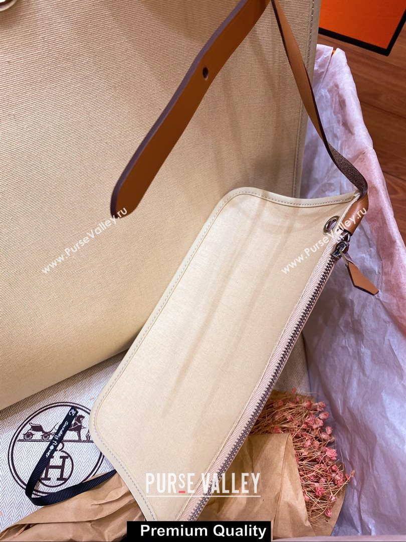 Hermes Herbag Zip 39 Bag in Original Quality Creamy (aiyuan-5137)