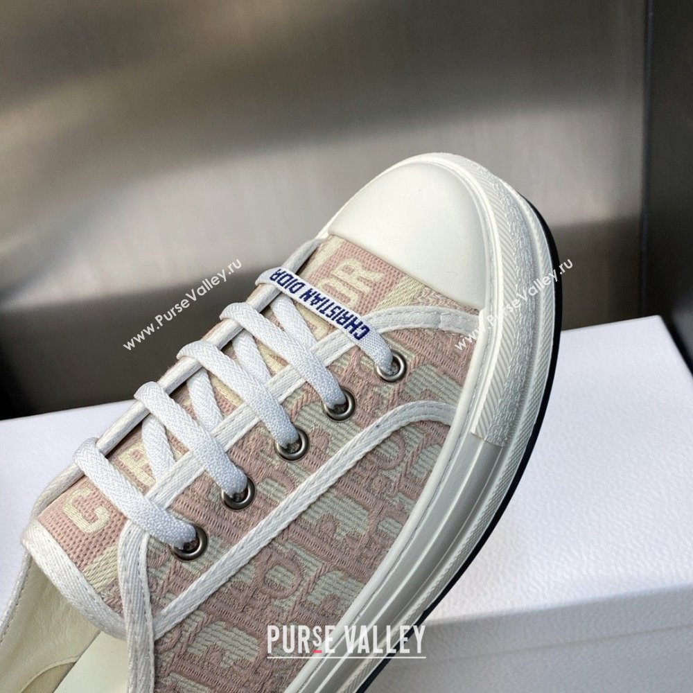 Dior nude Oblique Embroidered Cotton WalknDior Platform Sneaker 2023 (jincheng-230920-09)