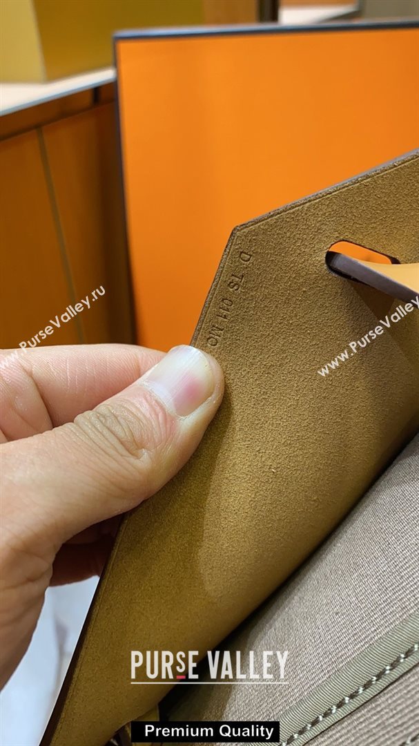 Hermes Herbag Zip 39 Bag in Original Quality Coffee (aiyuan-3981)