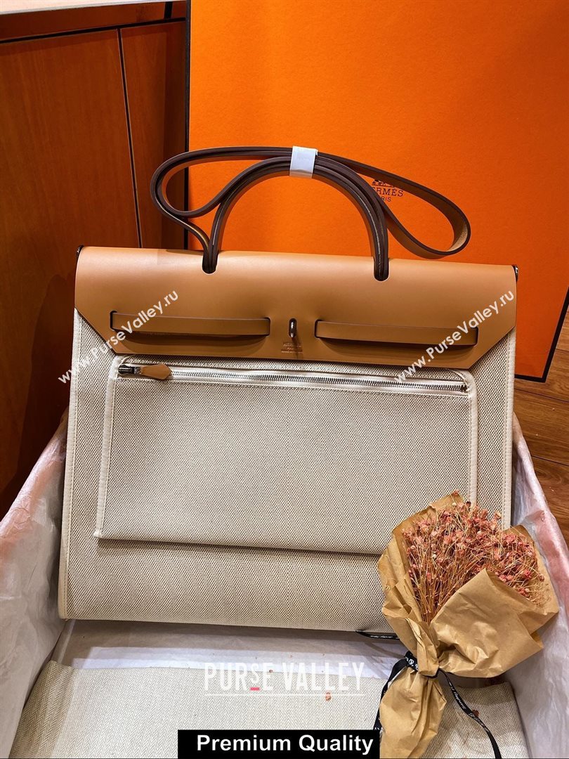 Hermes Herbag Zip 39 Bag in Original Quality beige (aiyuan-7361)