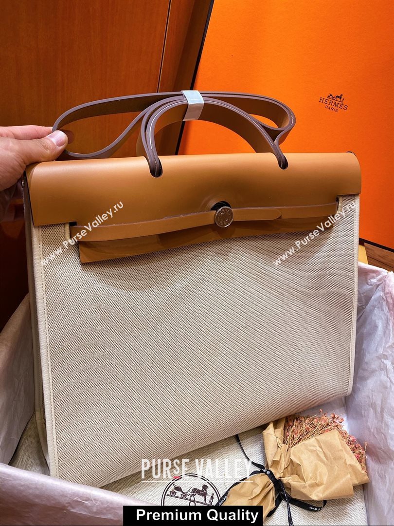 Hermes Herbag Zip 39 Bag in Original Quality beige (aiyuan-7361)