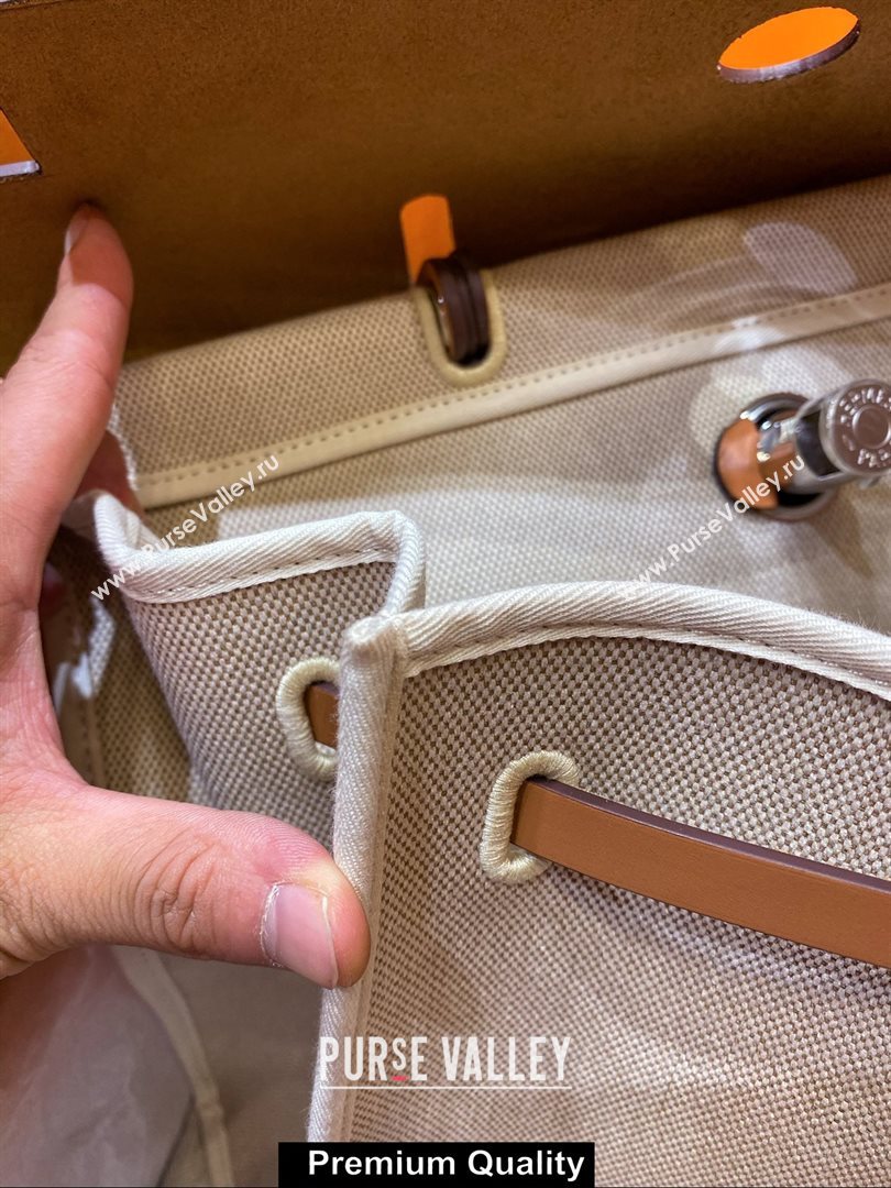 Hermes Herbag Zip 39 Bag in Original Quality beige (aiyuan-7361)